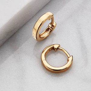 Gold Huggie Earrings
